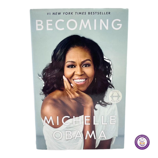 Becoming (signed by First Lady Michelle Obama) - Grinning Cat Books - AMERICANA - AMERICAN HISTORY, AMERICANA, FIRST LADIES, MEMOIR, POLITICS, SIGNED