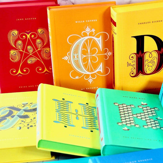 Penguin Classics "Drop Cap" Series - The complete set of 26 titles! - Grinning Cat Books - Books - ART