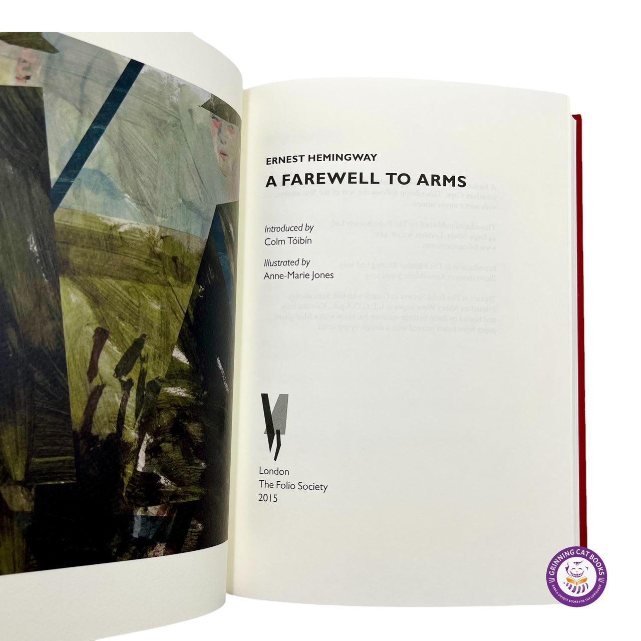 A Farewell to Arms (Folio Society Edition) - Grinning Cat Books - LITERATURE - HEMINGWAY