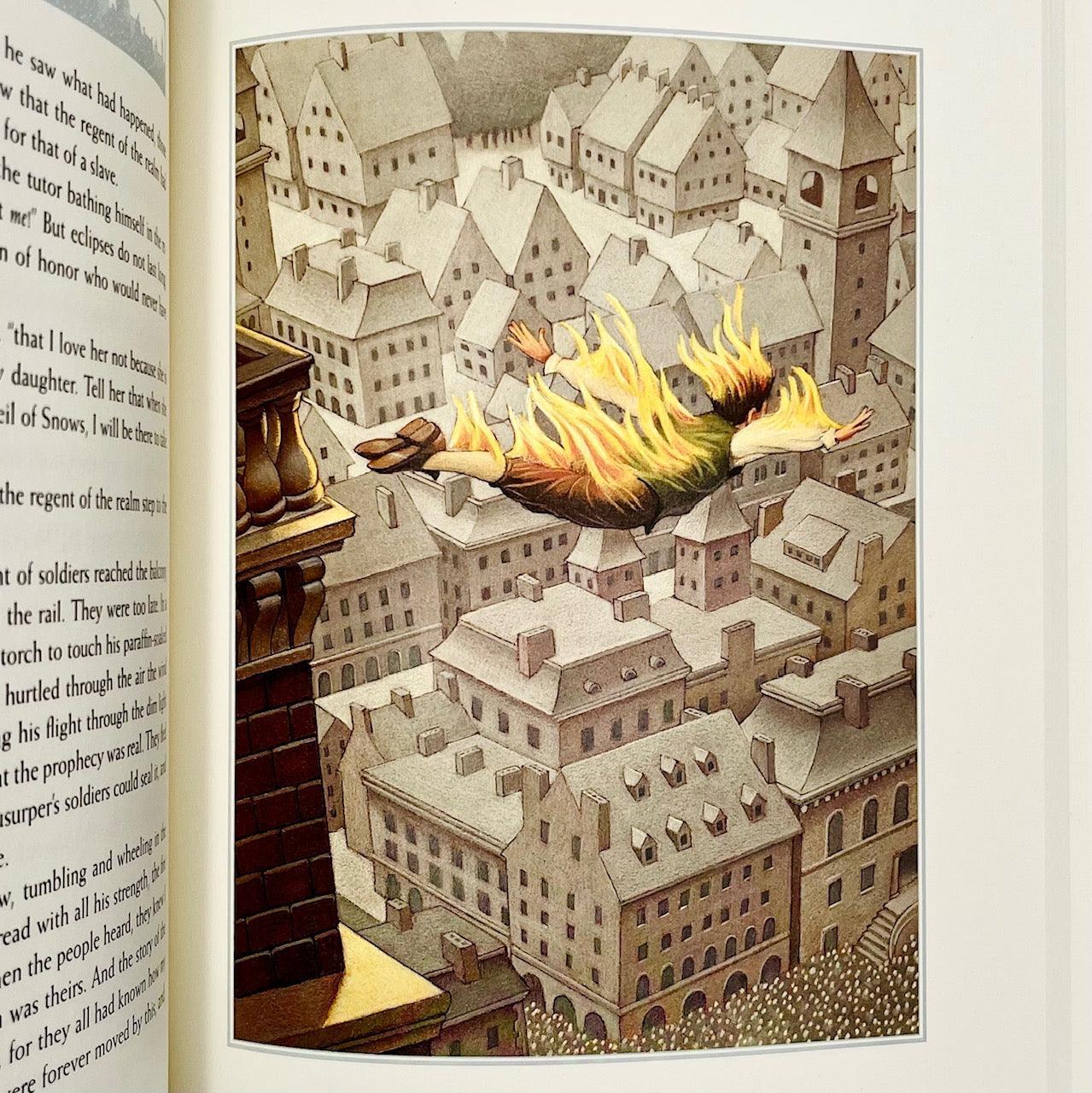 A Kingdom Far and Clear: The Complete Swan Lake Trilogy (Signed by Mark Helprin and Chris Van Allsburg) - Grinning Cat Books - CHILDREN'S LITERATURE - SIGNED