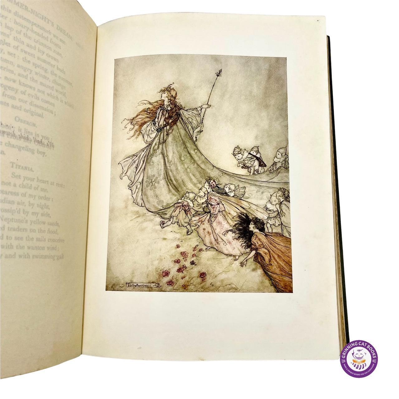 A Midsummer Night's Dream (illustrated by Arthur Rackham) - Grinning Cat Books - LITERATURE - ILLUSTRATED