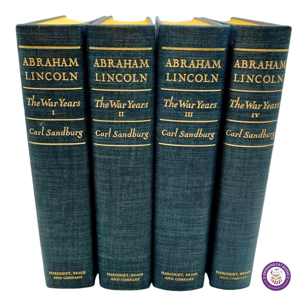 Abraham Lincoln: The Prairie Years and The War Years - Grinning Cat Books - AMERICANA - AMERICAN HISTORY, HISTORY, PULITZER PRIZE