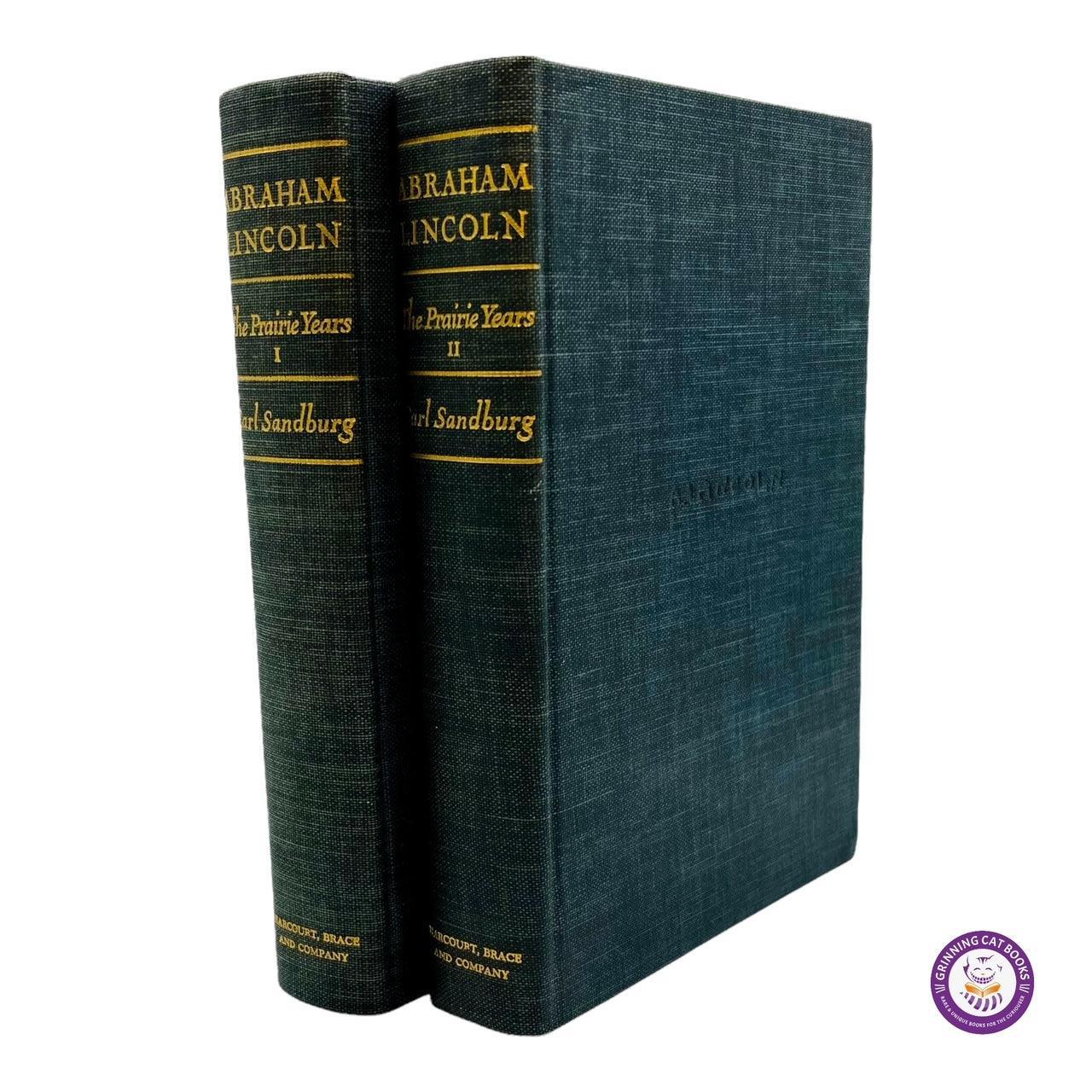 Abraham Lincoln: The Prairie Years and The War Years - Grinning Cat Books - AMERICANA - AMERICAN HISTORY, HISTORY, PULITZER PRIZE