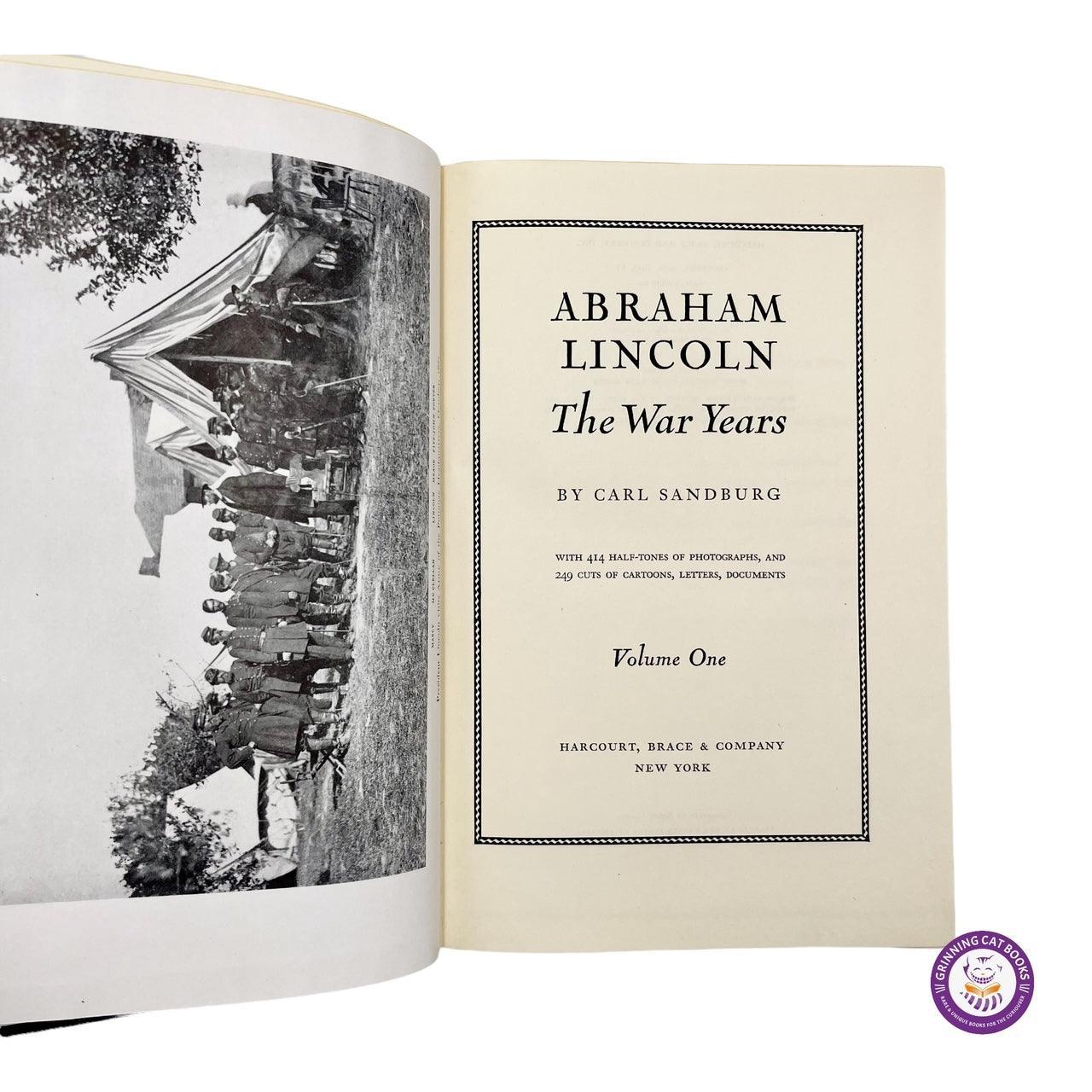 Abraham Lincoln: The Prairie Years and The War Years - Grinning Cat Books - AMERICANA - AMERICAN HISTORY, HISTORY, PULITZER PRIZE
