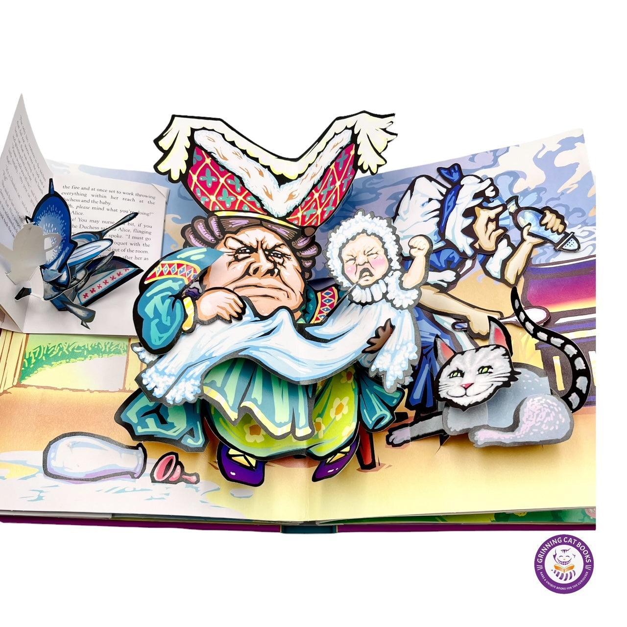 Alice's Adventures in Wonderland: A popup story (signed) - Grinning Cat Books - CHILDREN'S LITERATURE - ALICE, POPUP, SIGNED