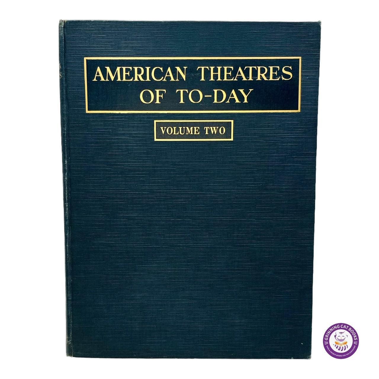 American Theatres of Today (2 Volume Set) - Grinning Cat Books - ARCHITECTURE - MOVIE THEATERS
