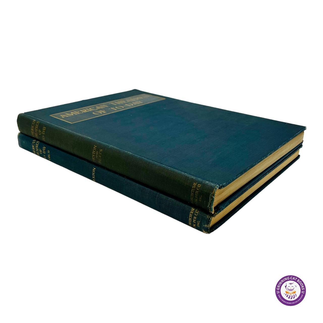 American Theatres of Today (2 Volume Set) - Grinning Cat Books - ARCHITECTURE - MOVIE THEATERS