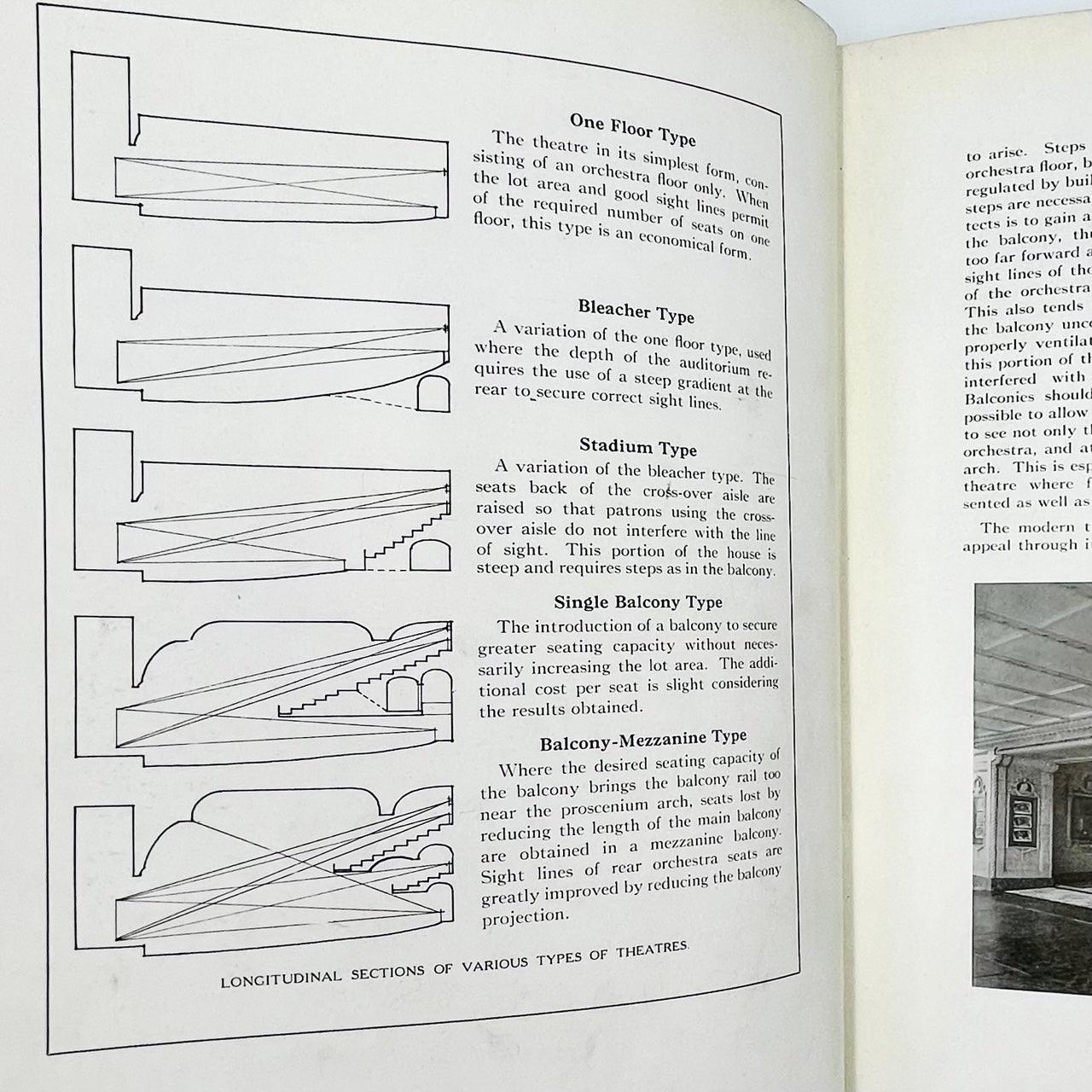 American Theatres of Today (2 Volume Set) - Grinning Cat Books - ARCHITECTURE - MOVIE THEATERS