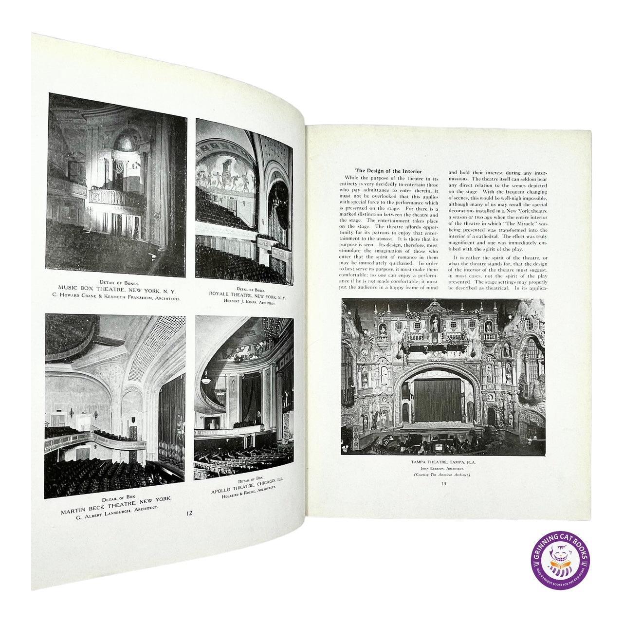 American Theatres of Today (2 Volume Set) - Grinning Cat Books - ARCHITECTURE - MOVIE THEATERS