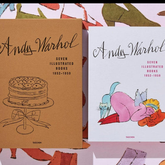 Andy Warhol: Seven Illustrated Books: 1952 - 1958 (Deluxe Set) - Gato sonriente Libros - ARTE - ARTE