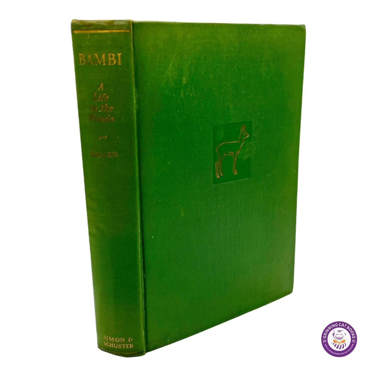 Bambi (First English Printing) - Grinning Cat Books - CHILDREN'S LITERATURE - 