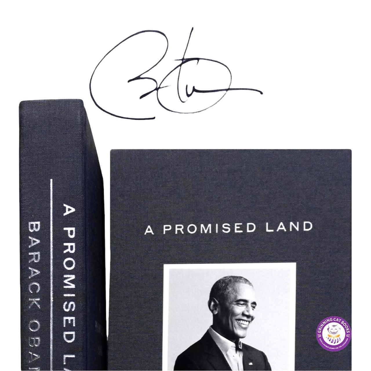 Barack Obama: A Promised Land (Deluxe Limited Edition, signed by President Obama) - Grinning Cat Books - - AUTOBIOGRAPHY, BARACK OBAMA, MEMOIR, PRESIDENTS