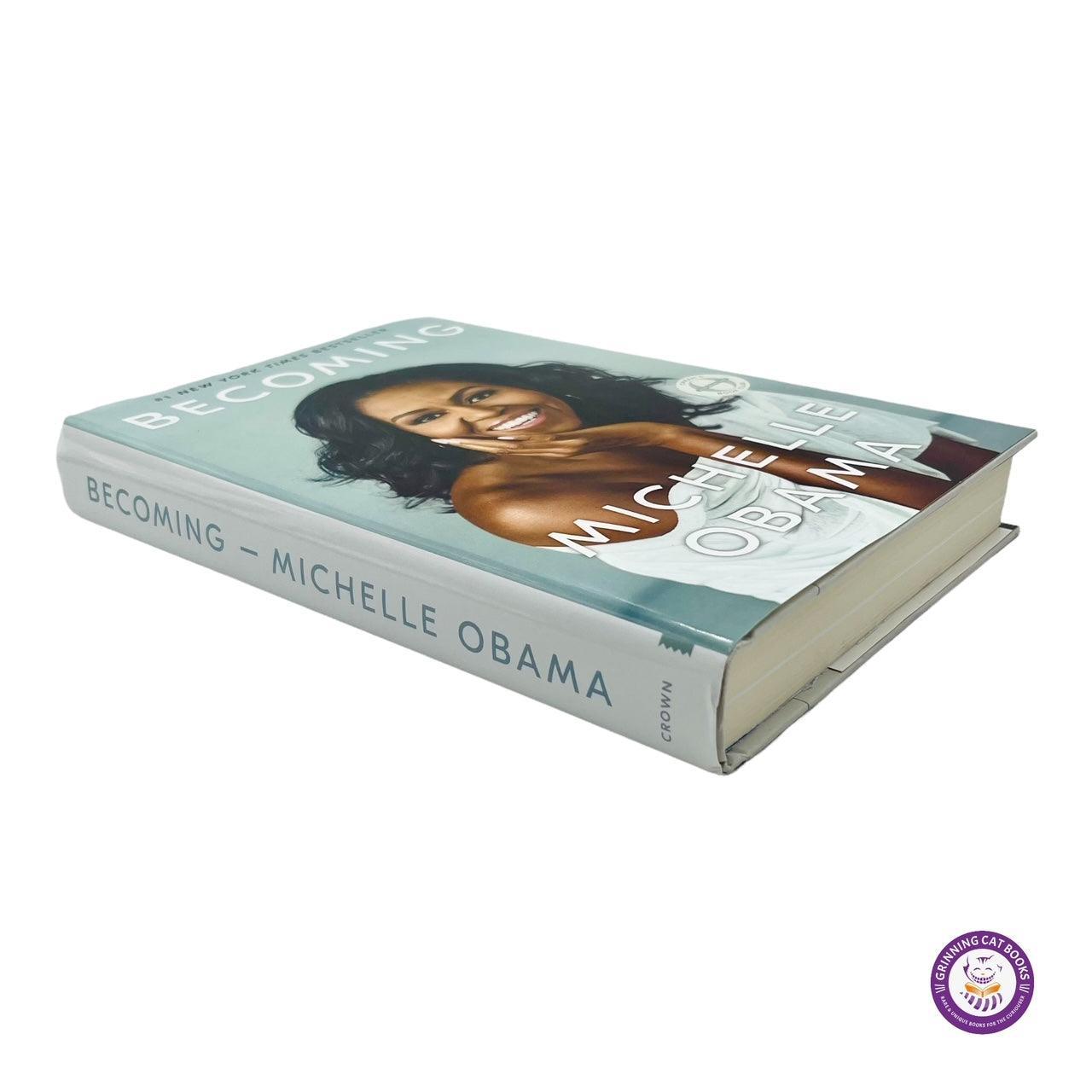 Becoming (signed by First Lady Michelle Obama) - Grinning Cat Books - AMERICANA - AMERICAN HISTORY, AMERICANA, FIRST LADIES, MEMOIR, POLITICS, SIGNED