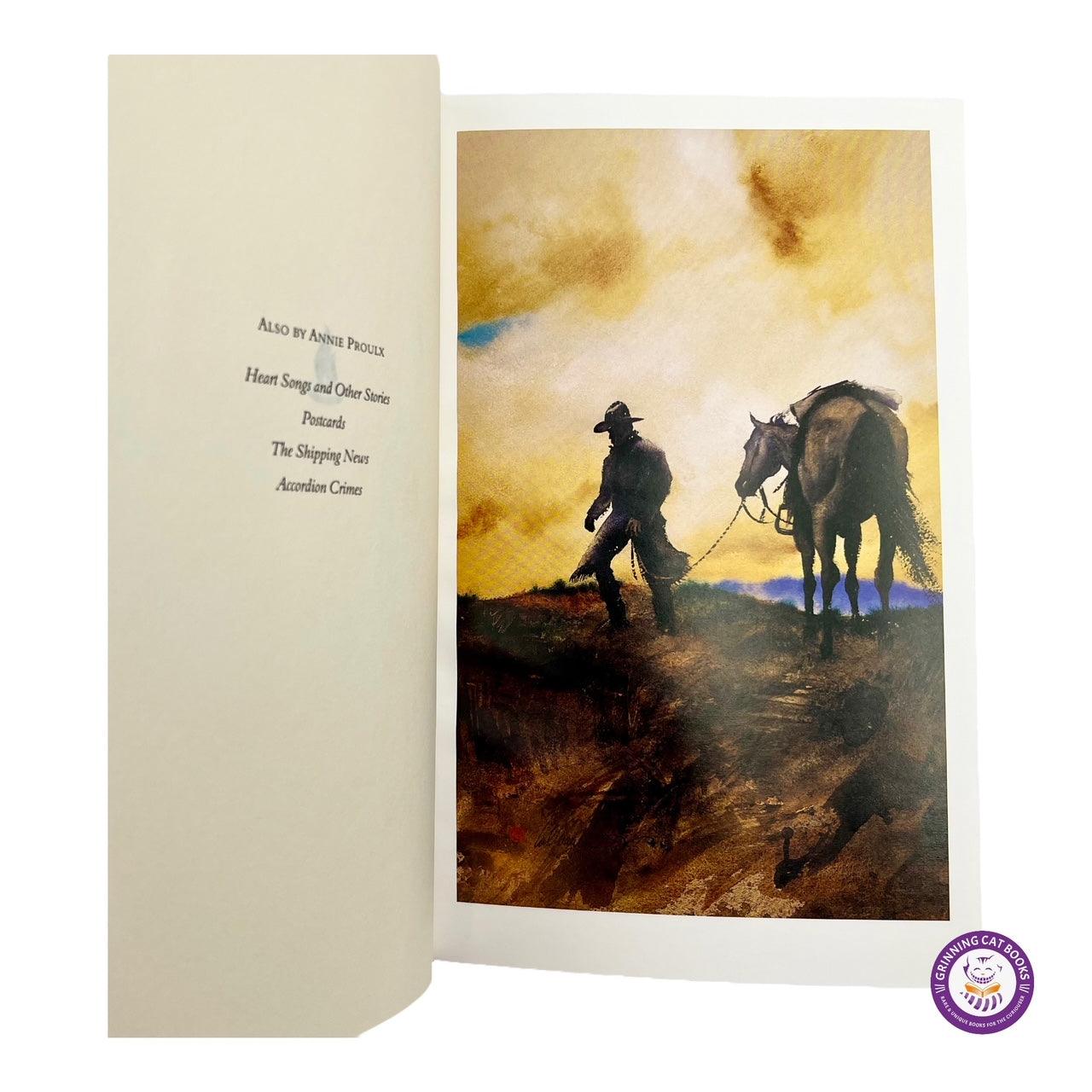 Close Range: Wyoming Stories (signed by both Annie Proulx and the artist, William Matthews) - Grinning Cat Books - books - AMERICAN WEST, SIGNED