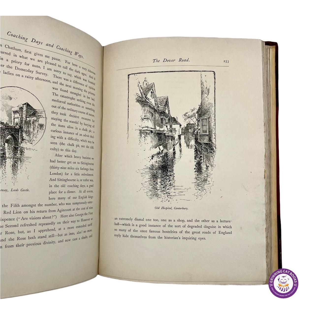 Coaching Days and Coaching Ways (Hugh Thomson, Illustrator) - Grinning Cat Books - HISTORY - ENGLISH LITERATURE, EXPLORATION, TRAVEL