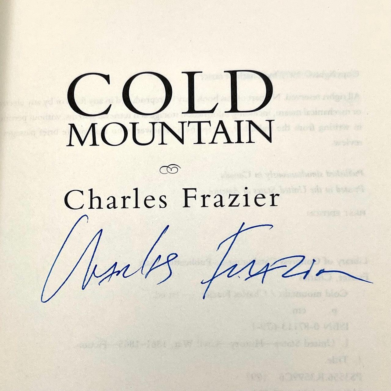 Cold Mountain (signed) - Grinning Cat Books - LITERATURE - SIGNED, SOUTHERN LITERATURE