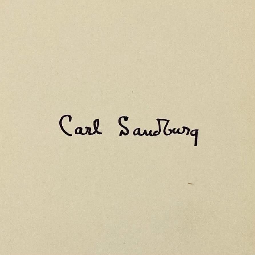 Complete Poems: Carl Sandburg (signed) - Grinning Cat Books - LITERATURE - POETRY