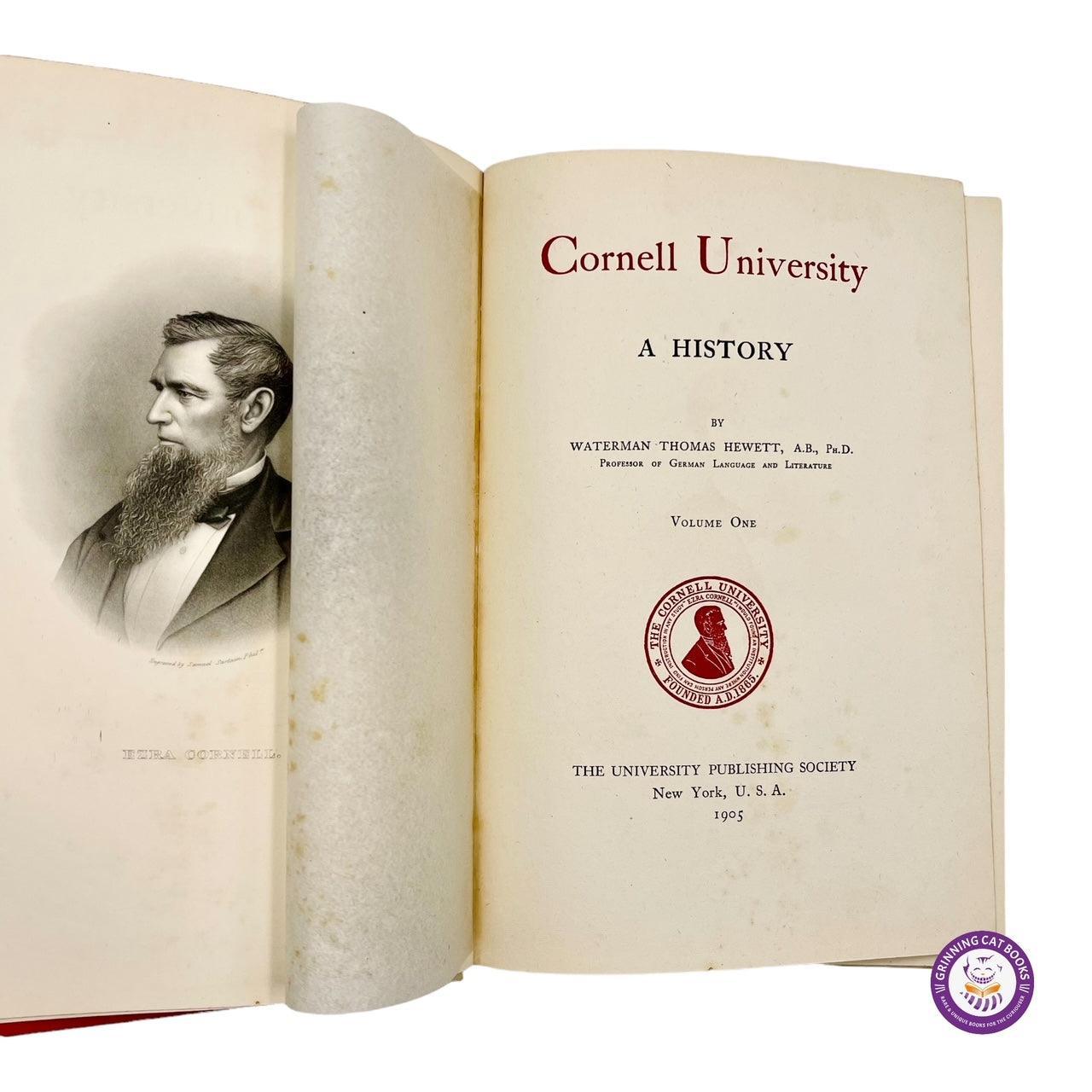 Cornell University: A History [4 Volume Set] - Grinning Cat Books - AMERICANA - AMERICAN HISTORY, EDUCATION, NEW YORK, UNIVERSITIY