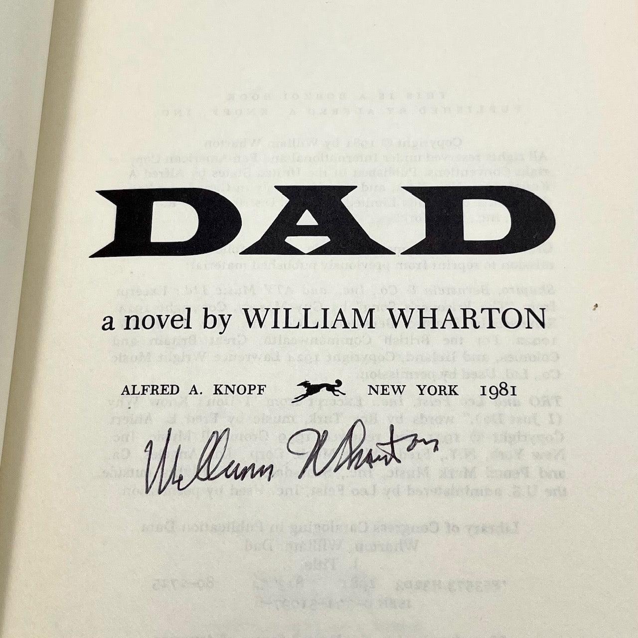 Dad: A Novel (signed) - Grinning Cat Books - LITERATURE - SIGNED