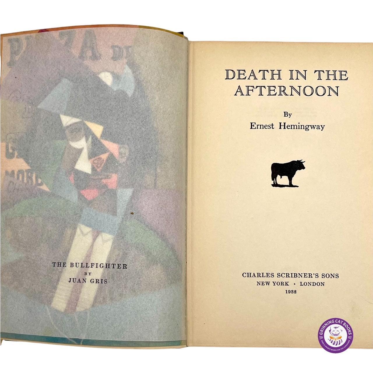 Death in the Afternoon - Grinning Cat Books - AMERICAN LITERATURE - 