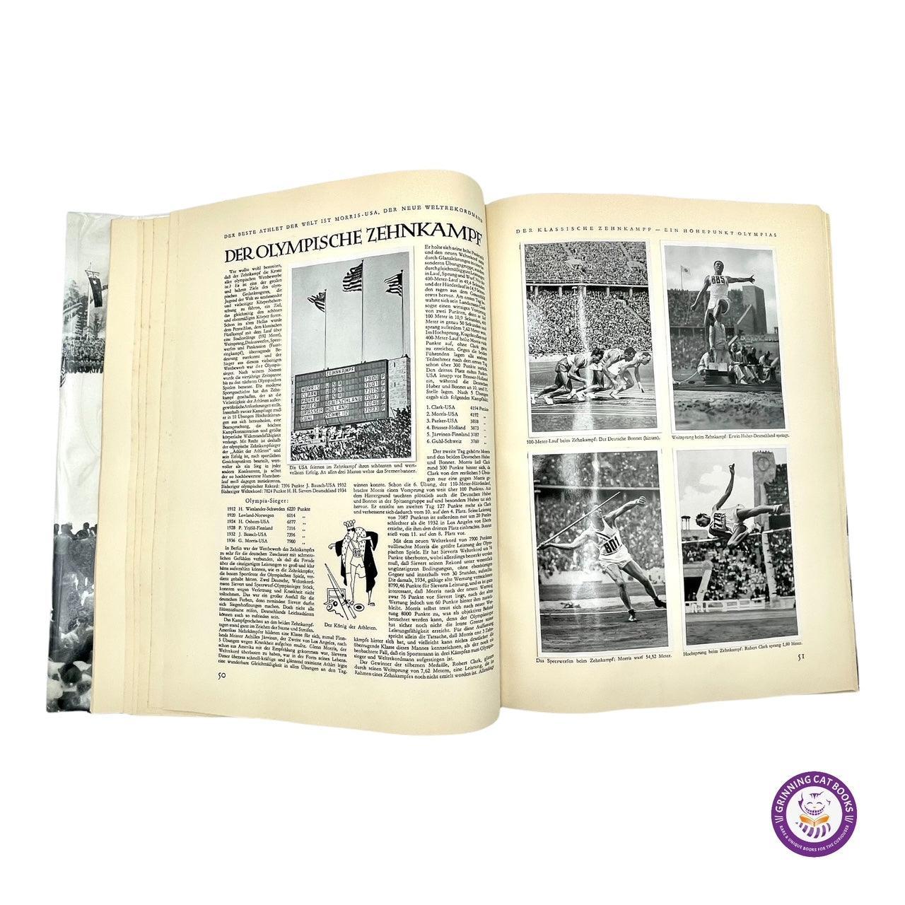Die Olympischen Spiele ("The Olympic Games") 1936: In Berlin und Garmisch-Partenkirchen (2 Vol. Set) - Grinning Cat Books - HISTORY - 1936 OLYMPICS, EUROPEAN HISTORY, SPORTS, WORLD HISTORY, WWII