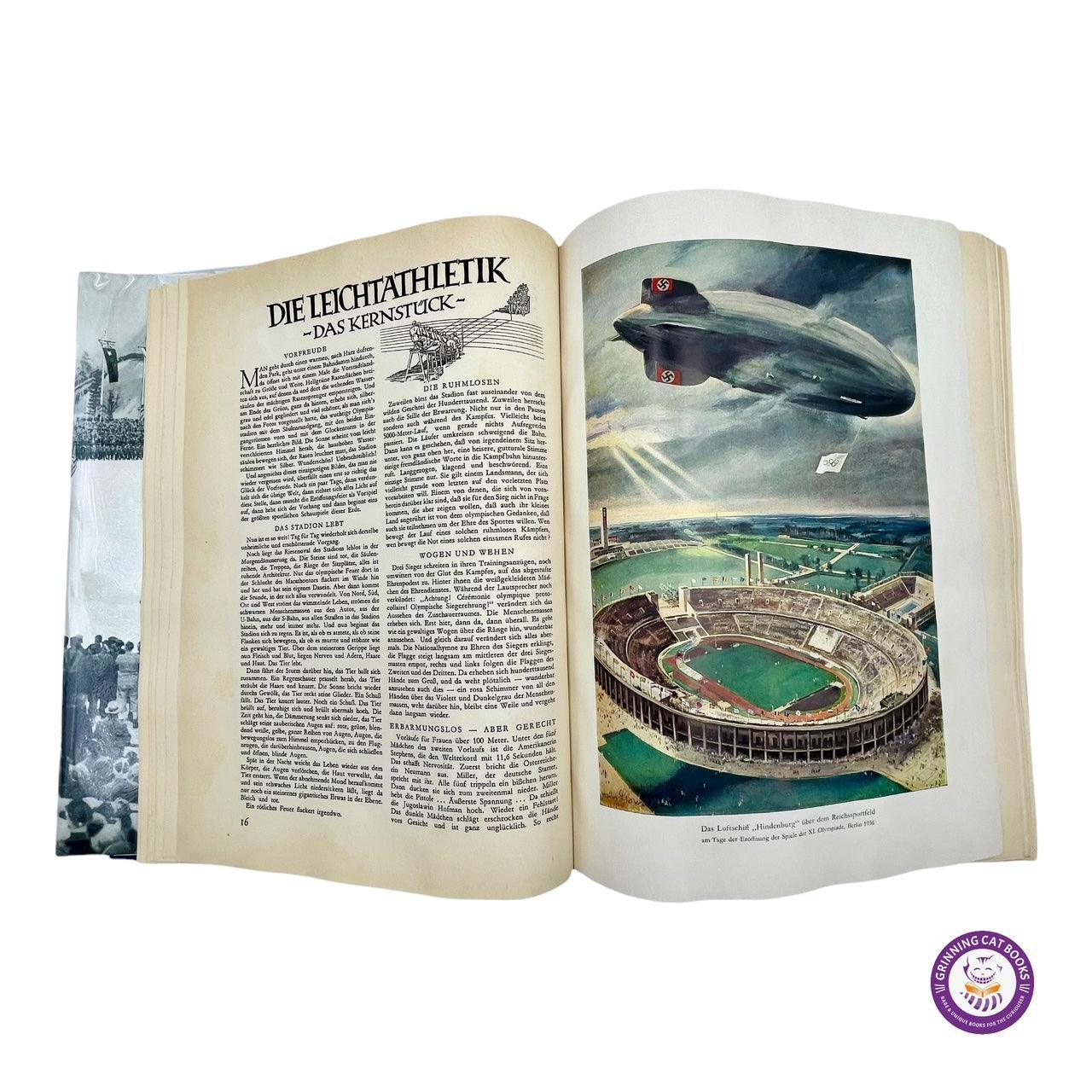 Die Olympischen Spiele ("The Olympic Games") 1936: In Berlin und Garmisch-Partenkirchen (2 Vol. Set) - Grinning Cat Books - HISTORY - 1936 OLYMPICS, EUROPEAN HISTORY, SPORTS, WORLD HISTORY, WWII