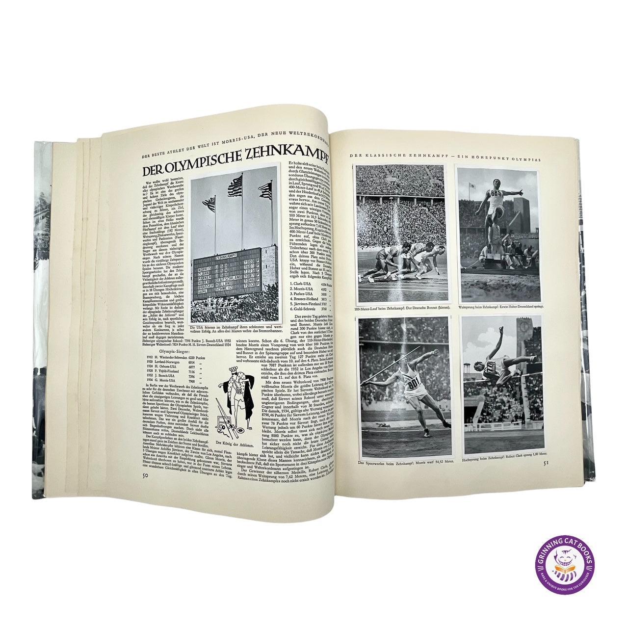 Die Olympischen Spiele ("The Olympic Games") 1936: In Berlin und Garmisch-Partenkirchen (2 Vol. Set) - Grinning Cat Books - HISTORY - 1936 OLYMPICS, EUROPEAN HISTORY, SPORTS, WORLD HISTORY, WWII