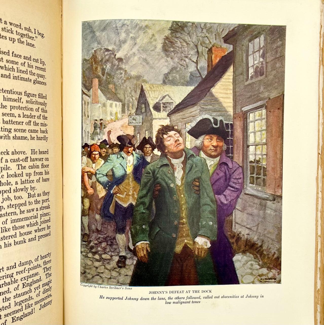 Drums (Limited Edition with pictures by NC Wyeth; signed by Wyeth and the author) - Grinning Cat Books - LITERATURE - AMERICANA, ILLUSTRATED BOOKS, REVOLUTIONARY WAR, SIGNED, YOUNG ADULT