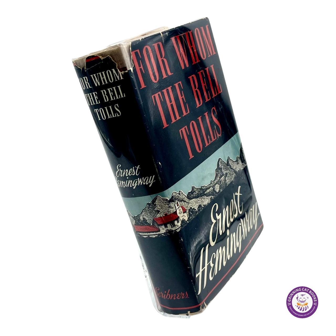 For Whom the Bell Tolls - Grinning Cat Books - AMERICAN LITERATURE - 