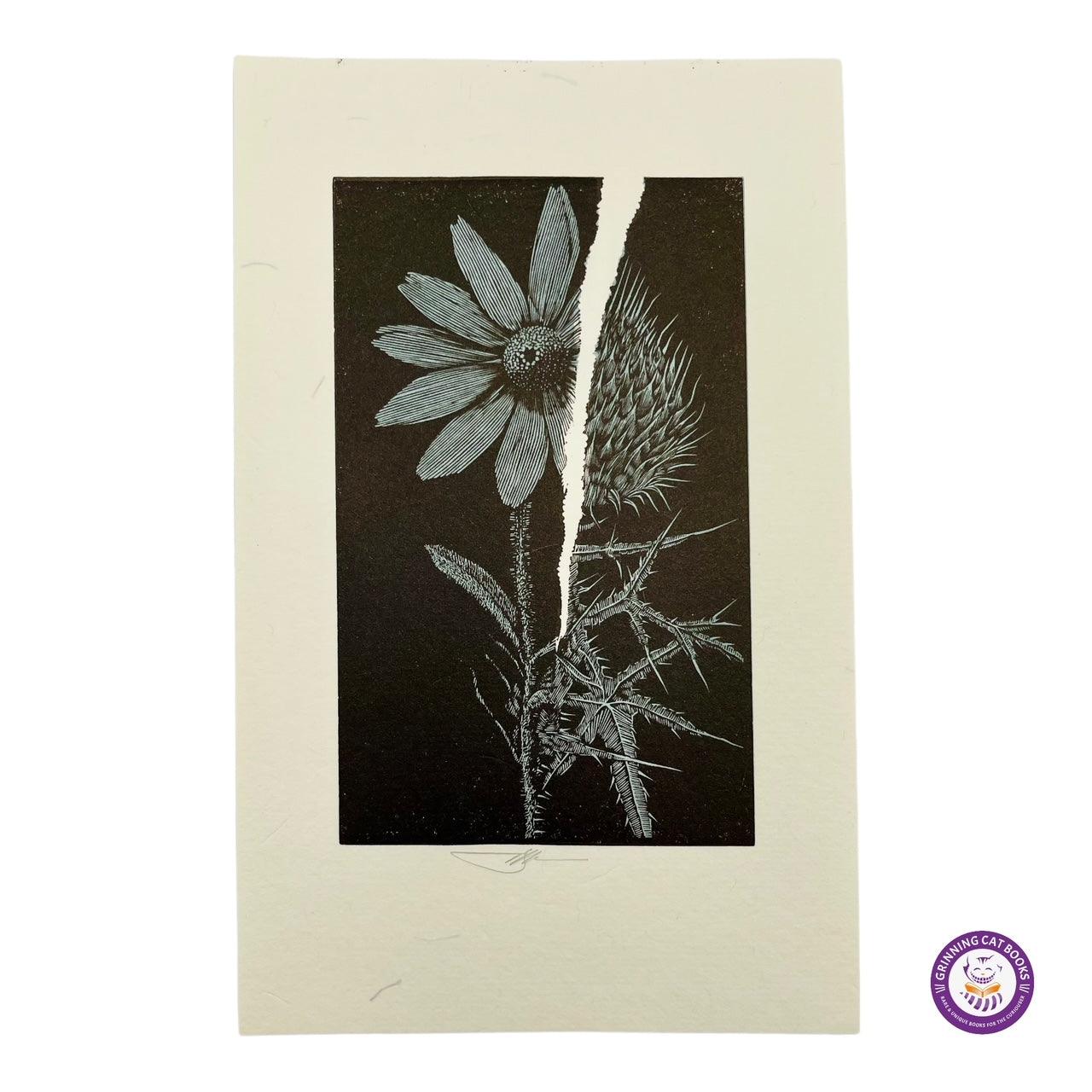 Frost and Flower: My Life With Manic Depressions so Far (Limited Edition, signed by Gibbons with a special, signed print by Barry Moser) - Grinning Cat Books - books - BARRY MOSER, ILLUSTRATED BOOKS