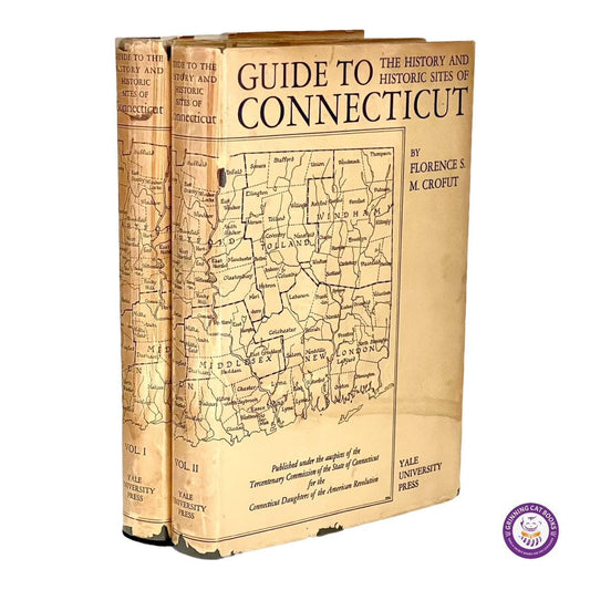Leitfaden zur Geschichte und zu den historischen Stätten von Connecticut (2 Bände, komplett) - Grinning Cat Books - AMERICANA - AMERICAN HISTORY, HISTORY