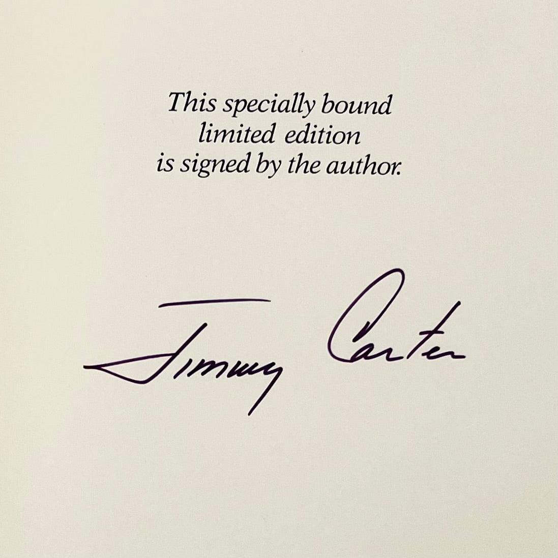 Keeping Faith: Memoirs of a President (Limited Edition, signed by President Carter) - Grinning Cat Books - books - AMERICAN HISTORY, HISTORY, JIMMY CARTER, PRESIDENTS