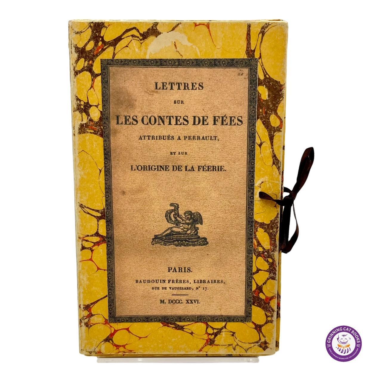 Lettres sur Les Contes de Fées et sur l'Origine de la Féerie - Grinning Cat Books - CHILDREN'S LITERATURE - BOOKS ON BOOKS, FRENCH LITERATURE