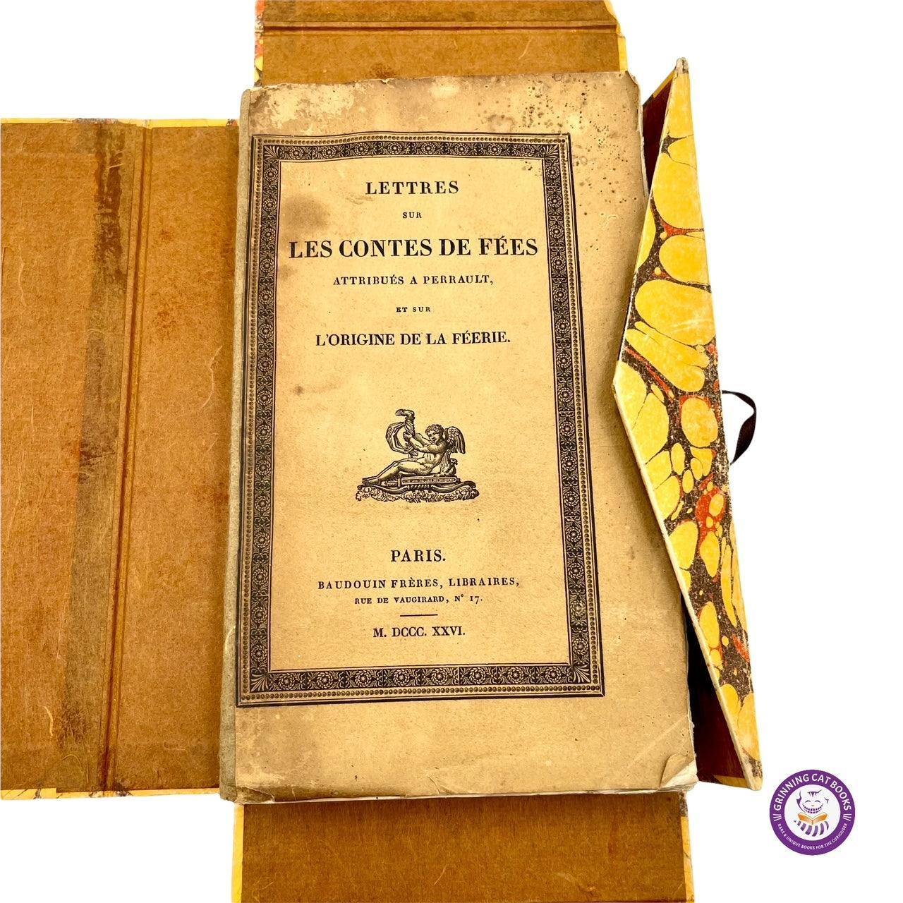 Lettres sur Les Contes de Fées et sur l'Origine de la Féerie - Grinning Cat Books - CHILDREN'S LITERATURE - BOOKS ON BOOKS, FRENCH LITERATURE