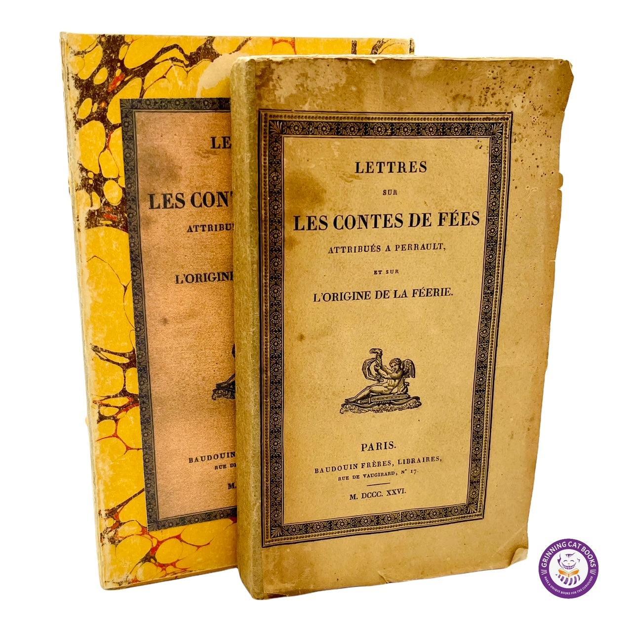 Lettres sur Les Contes de Fées et sur l'Origine de la Féerie - Grinning Cat Books - CHILDREN'S LITERATURE - BOOKS ON BOOKS, FRENCH LITERATURE