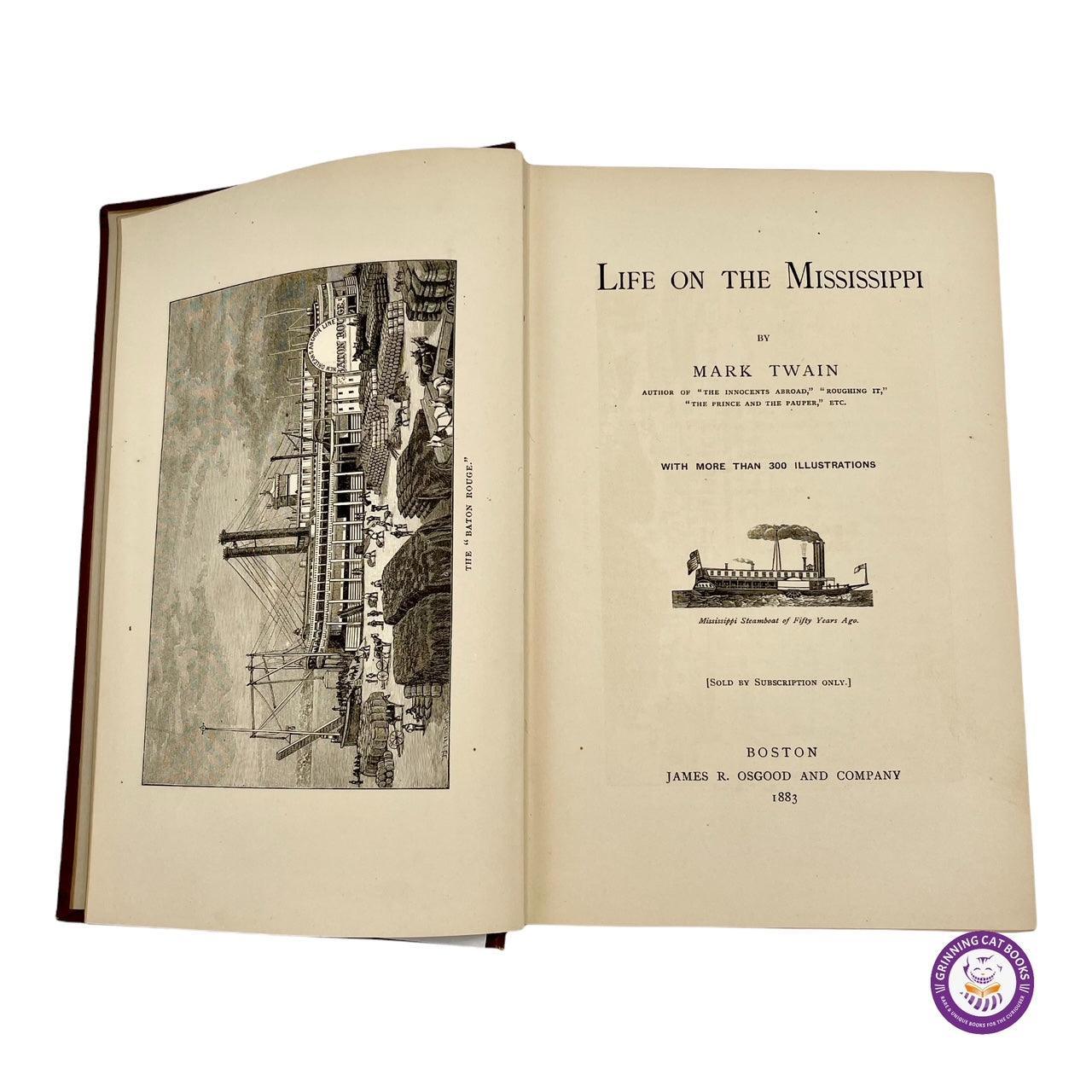 Life on the Mississippi - Grinning Cat Books - LITERATURE - AMERICAN LITERATURE