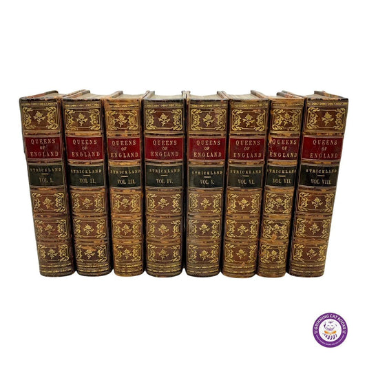 Vidas de las reinas de Inglaterra (La rara 4ª edición, 8 vols., completa) - Libros del gato sonriente - HISTORIA - HISTORIA INGLESA, HISTORIA EUROPEA, MONARQUÍA