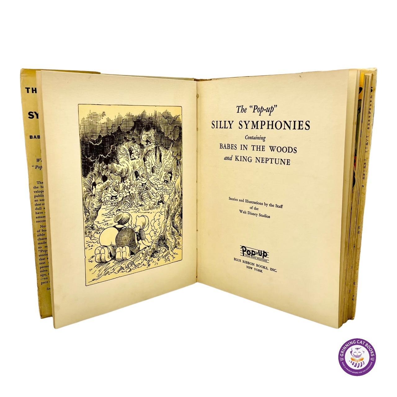 Mickey Mouse Presents his Silly Symphonies: Babes in the Woods & King Neptune (with Pop-up Illustrations) - Grinning Cat Books - CHILDREN'S LITERATURE - DISNEY, POPUP
