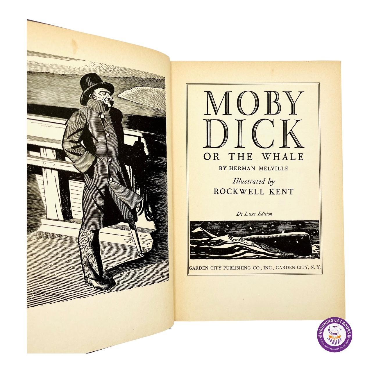 Moby Dick (The iconic 1937 Deluxe Lakeside Press Edition) - Grinning Cat Books - Books - 