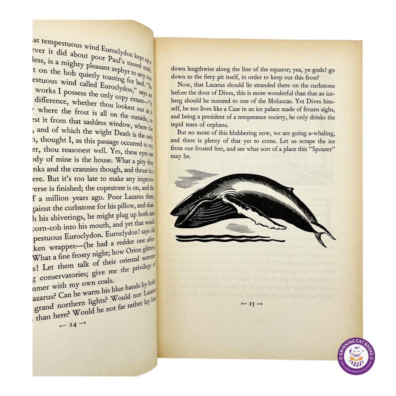 Moby Dick (The iconic 1937 Deluxe Lakeside Press Edition) - Grinning Cat Books - Books - 