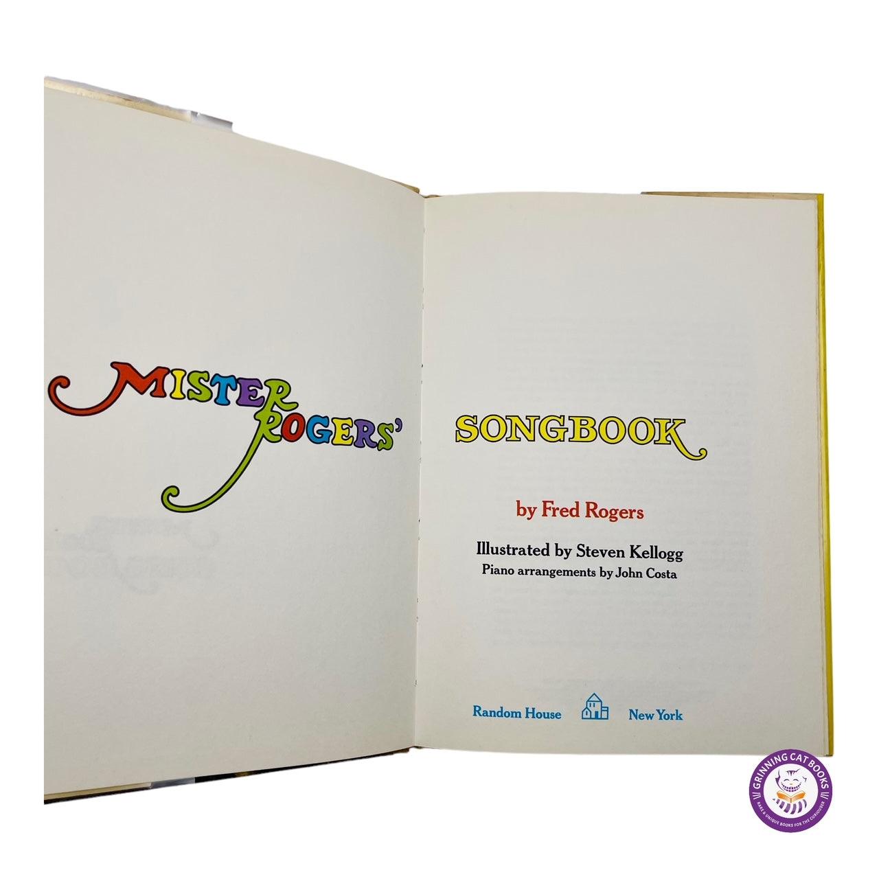 Mr. Rogers' Songbook (First Edition with illustrations by Steven Kellogg) - Grinning Cat Books - books - ILLUSTRATED BOOKS