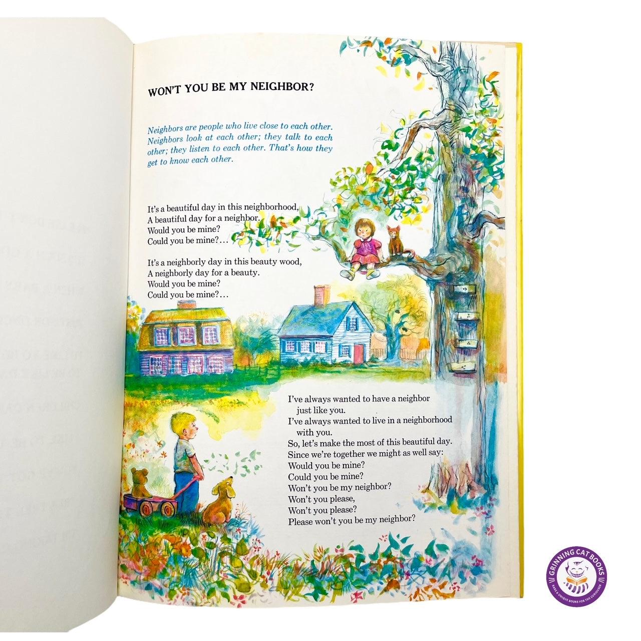 Mr. Rogers' Songbook (First Edition with illustrations by Steven Kellogg) - Grinning Cat Books - books - ILLUSTRATED BOOKS