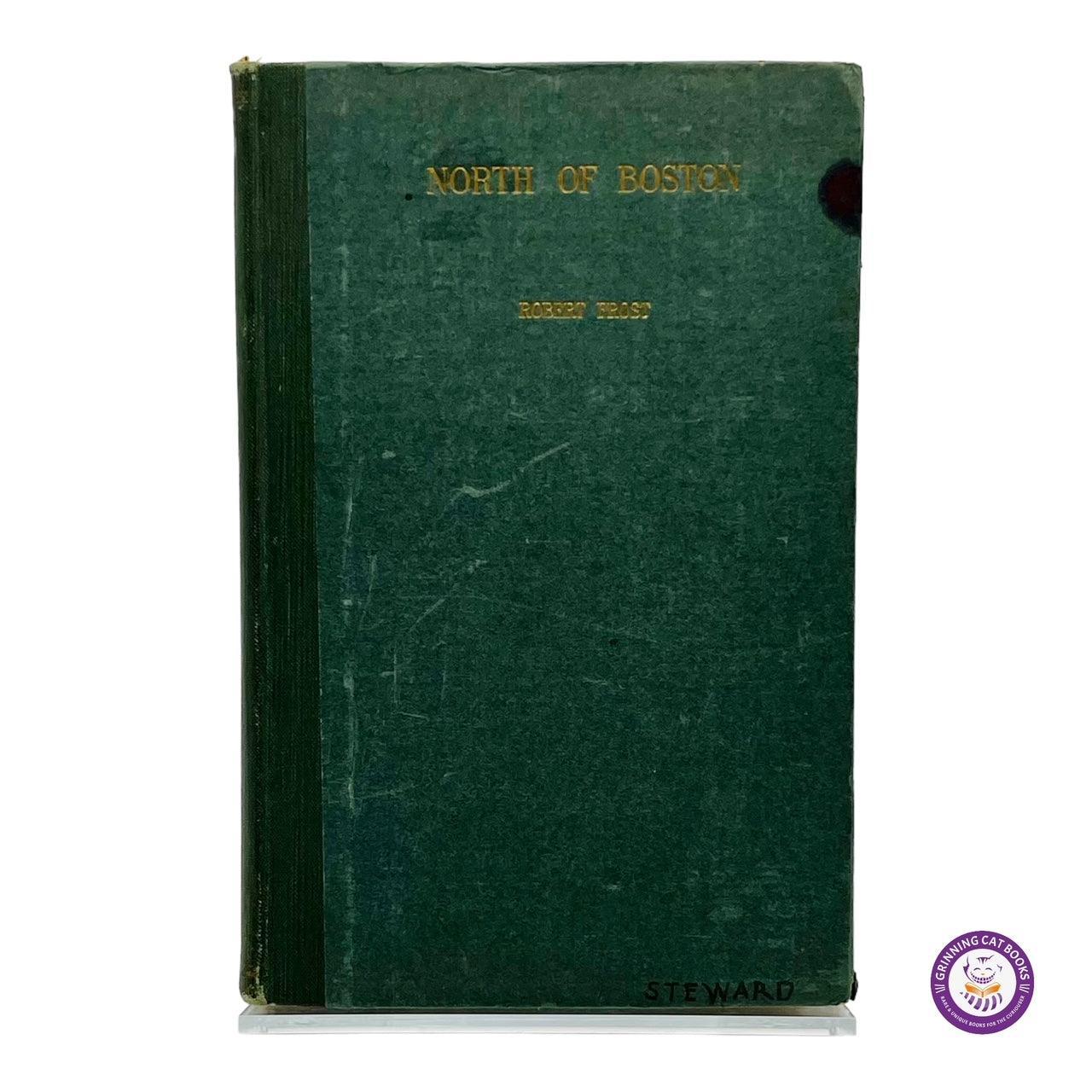 North of Boston (signed by Robert Frost) - Grinning Cat Books - Books - POETRY, SIGNED