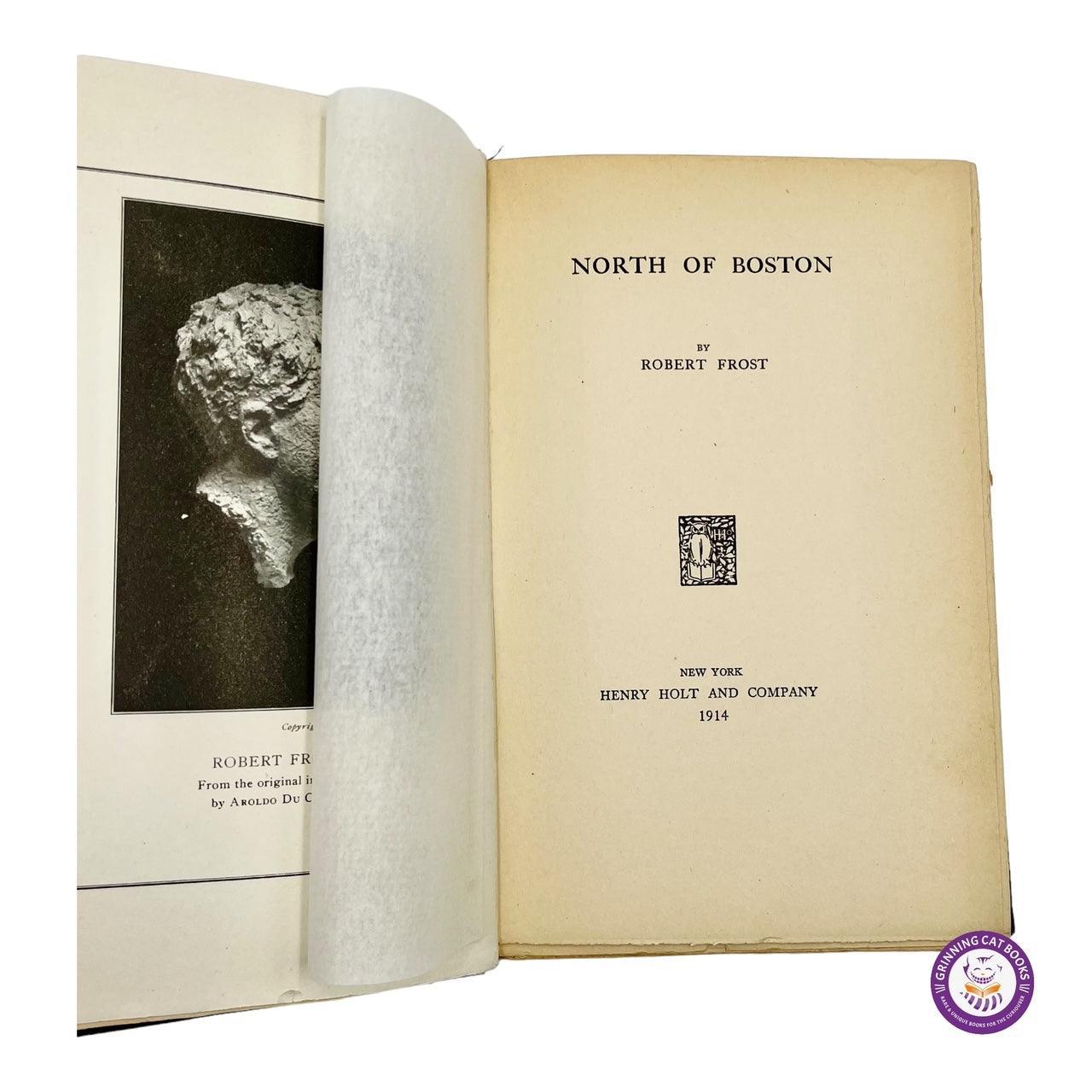 North of Boston (signed by Robert Frost) - Grinning Cat Books - Books - POETRY, SIGNED