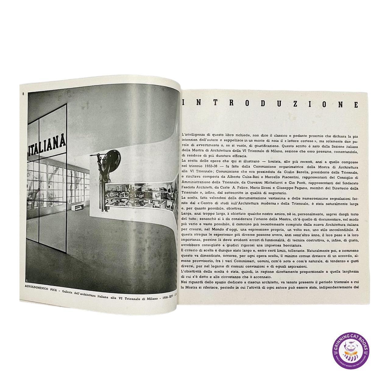 Nuova Architettura Italiana (signed by architect Russell S. Walcott) - Grinning Cat Books - ARCHITECTURE - MODERN ITALIAN ARCHITECTURE