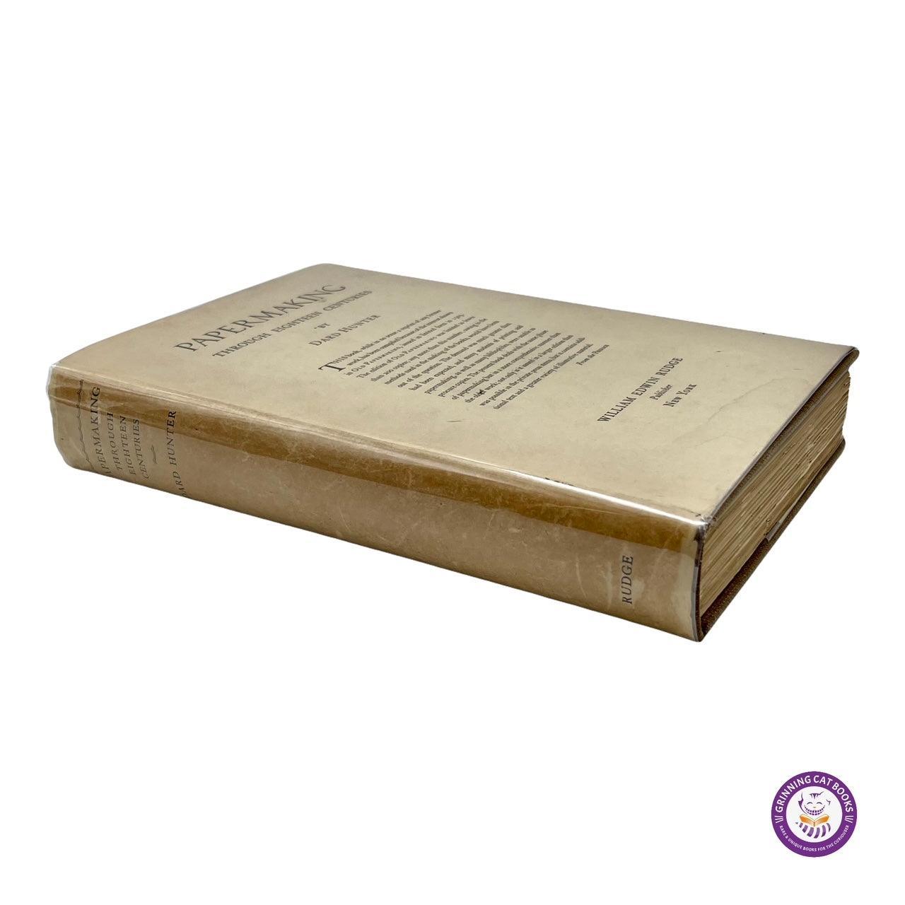 Papermaking through Eighteen Centuries - Grinning Cat Books - SCIENCE - CRAFTS, PAPERMAKING