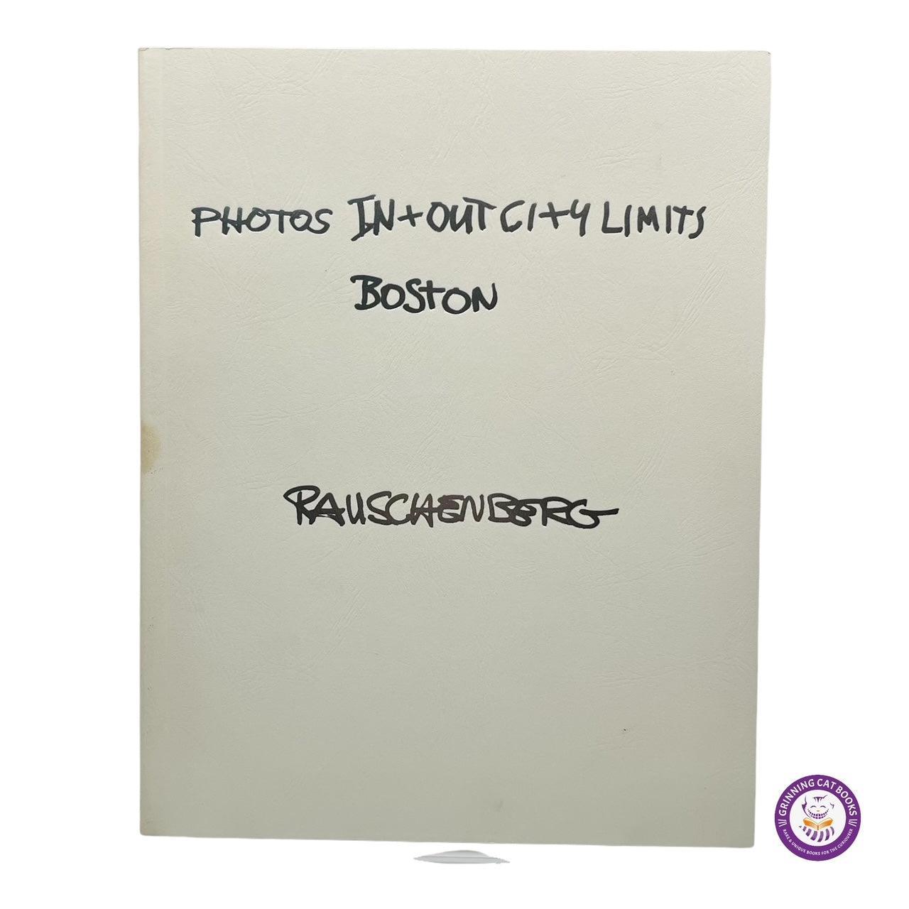 Photos In + Out City Limits: Boston (signed) - Grinning Cat Books - PHOTOGRAPHY - AMERICANA, BOSTON, PHOTOGRAPHY, SIGNED