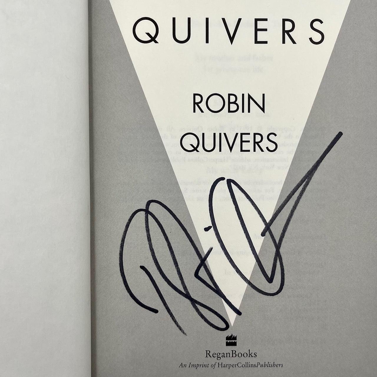 Quivers: A Life (signed by Robin Quivers) - Grinning Cat Books - books - AUTOBIOGRAPHY, SIGNED