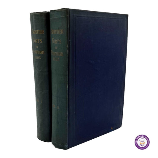 Report of the Commission to Locate the Site of the Frontier Forts of Pennsylvania [2 Volumes] - Grinning Cat Books - AMERICANA - AMERICAN HISTORY, AMERICAN WEST, NATIVES AMERICANS, PENNSYLVANIA