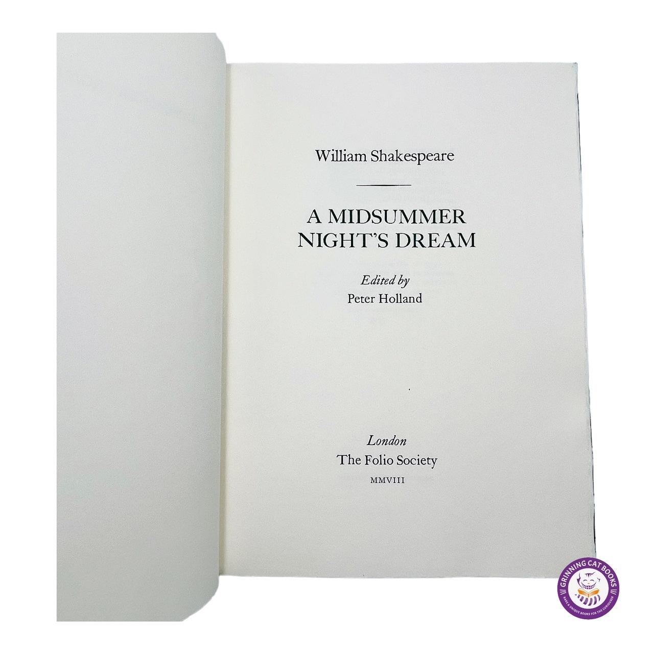 Shakespeare: Midsummer Night's Dream ("Letterpress Shakespeare" Deluxe Limited Edition) - Grinning Cat Books - Books - DRAMA, ENGLISH LITERATURE, SHAKESPEARE